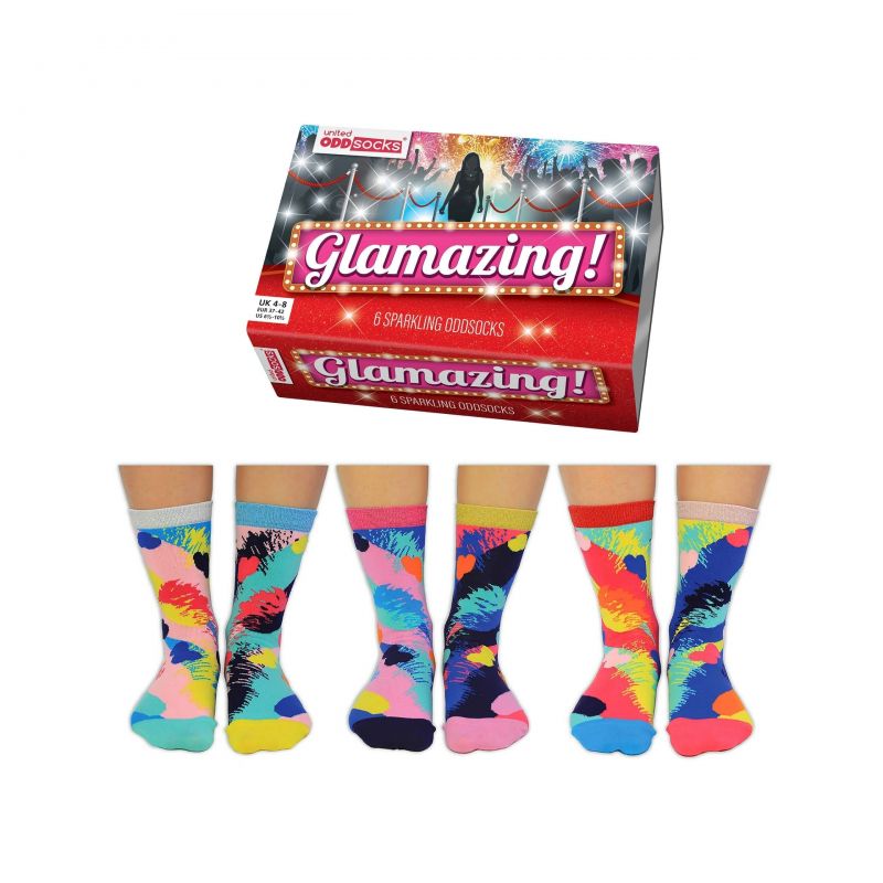 United Oddsocks Glamazing - pack of 6 odd socks (not pairs)