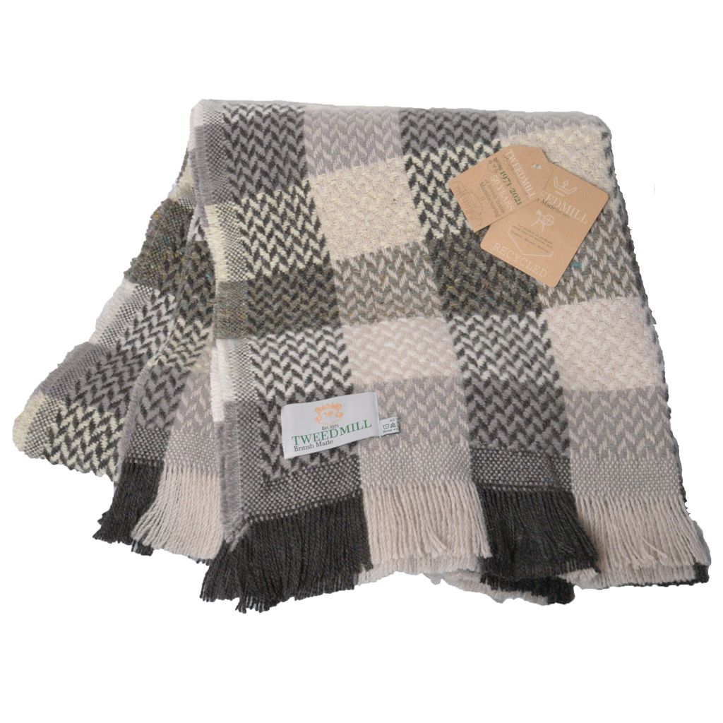 Tweedmill Wool Celtic Weave Throw Check