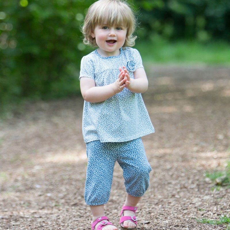 Kite Tunic Baby Girl-Ditsy French Navy