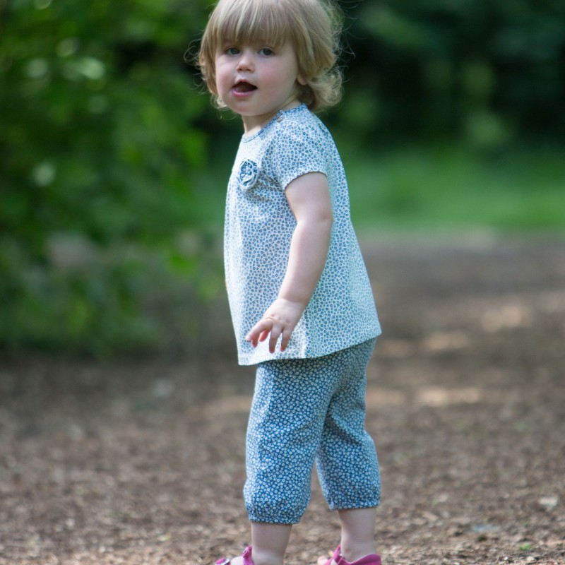 Kite Tunic Baby Girl-Ditsy French Navy