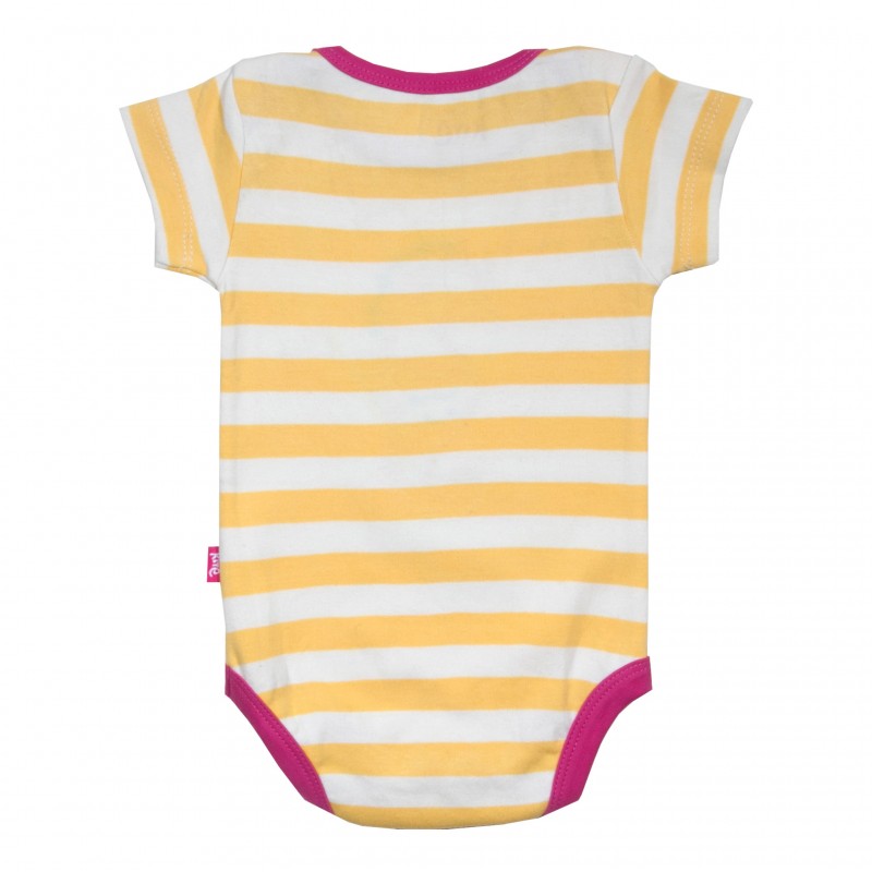 Kite Bodysuit Short Sleeve Baby Girl Stripy S