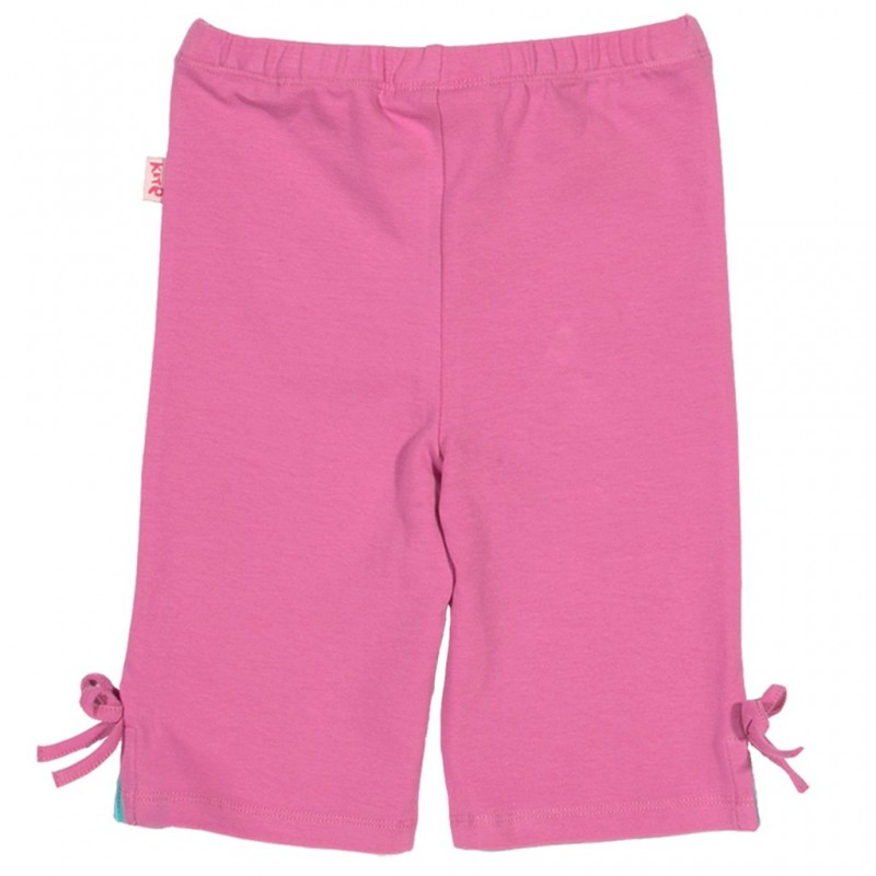 Kite Bow Cropped Leggings Pink