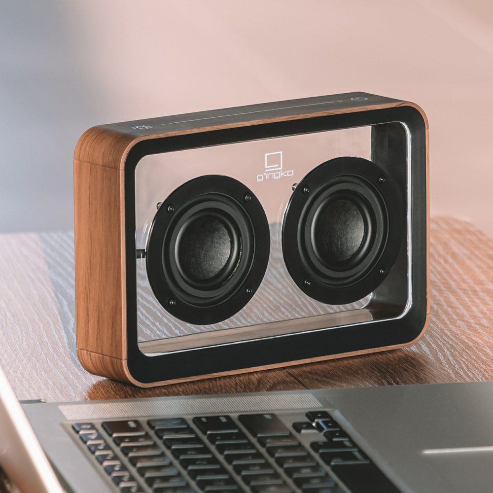 gingko mage see-through bluetooth speaker