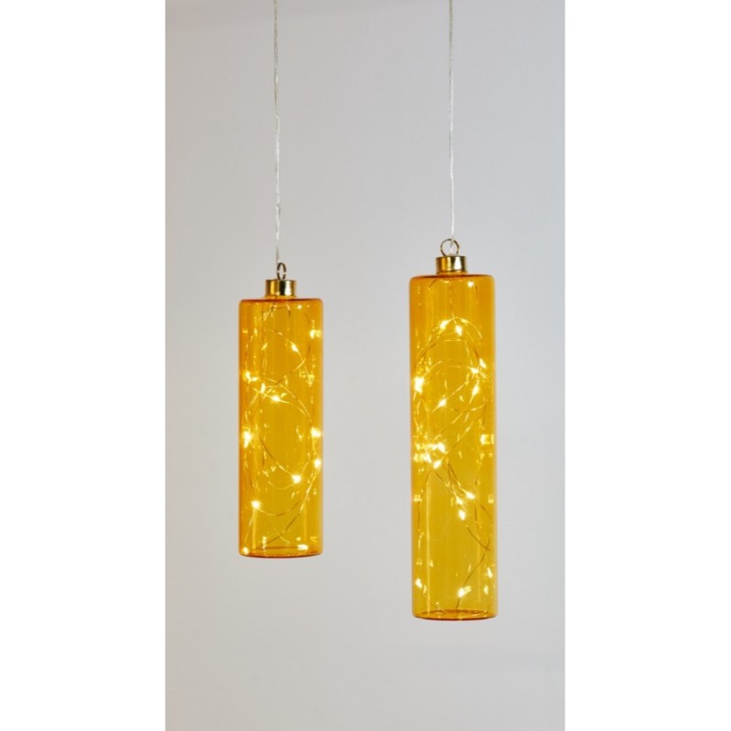 Lightstyle London Glass Cylinders Set of 2 ba