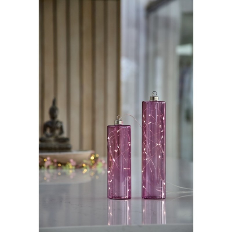 Lightstyle London Glass Cylinders Set of 2 ba