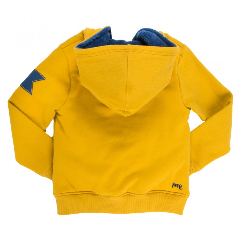 Kite Fleece Lined Hoody Boys Gold