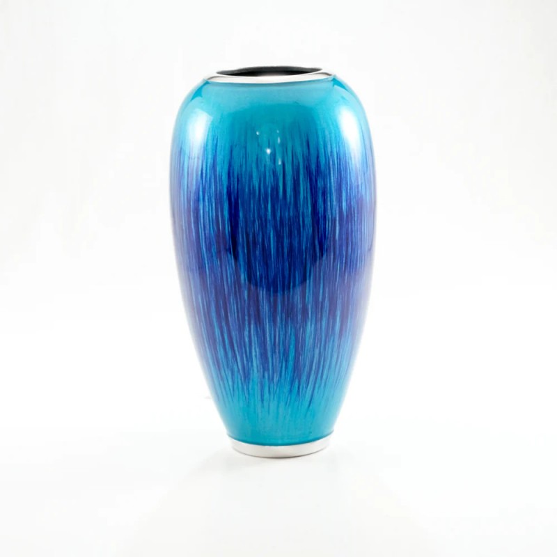Tilnar Azeti Recycled Aluminium Vase 25cm