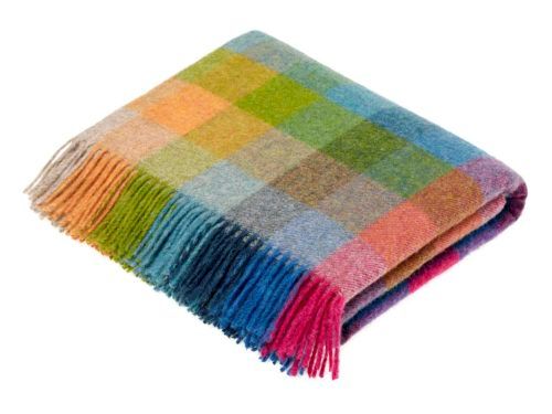 Bronte by Moon Shetland Lambswool Throw Harle