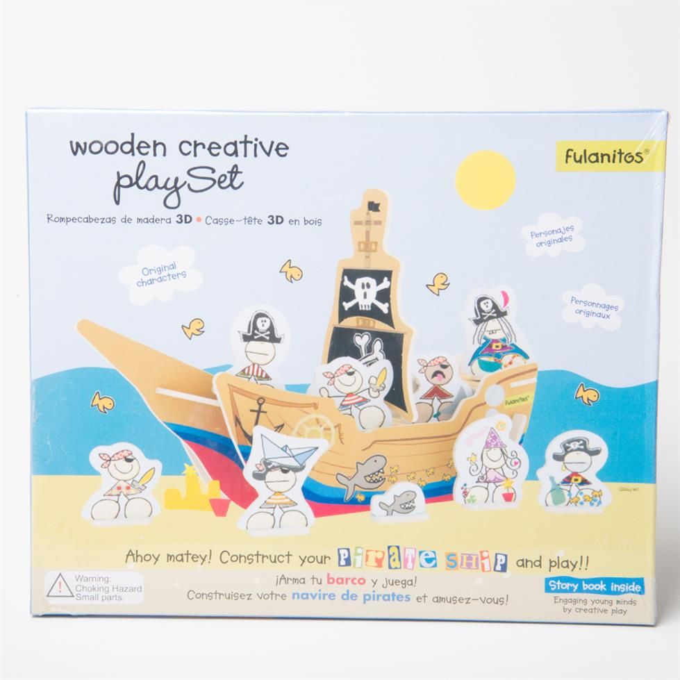 fulanitos 3D wooden playset