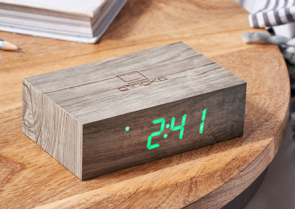 Gingko Flip Click Clock