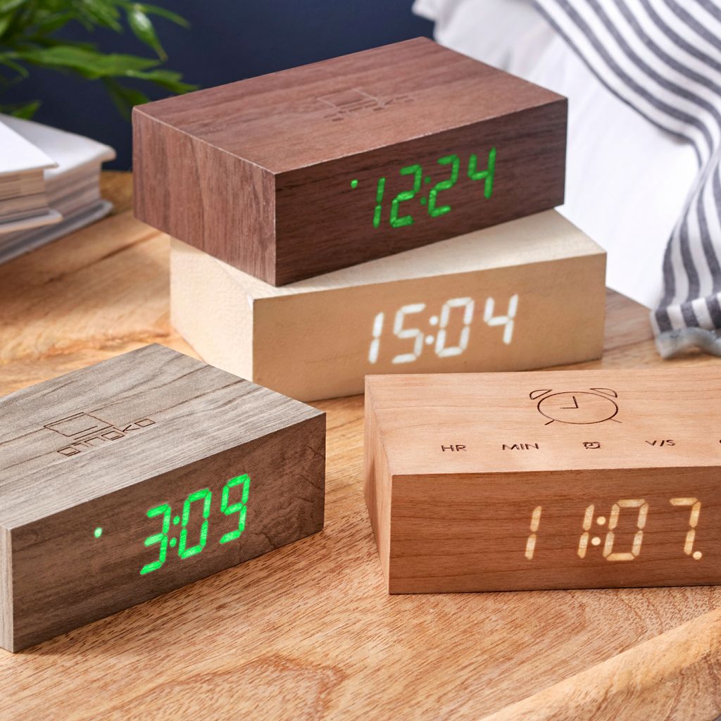 Gingko Flip Click Clock