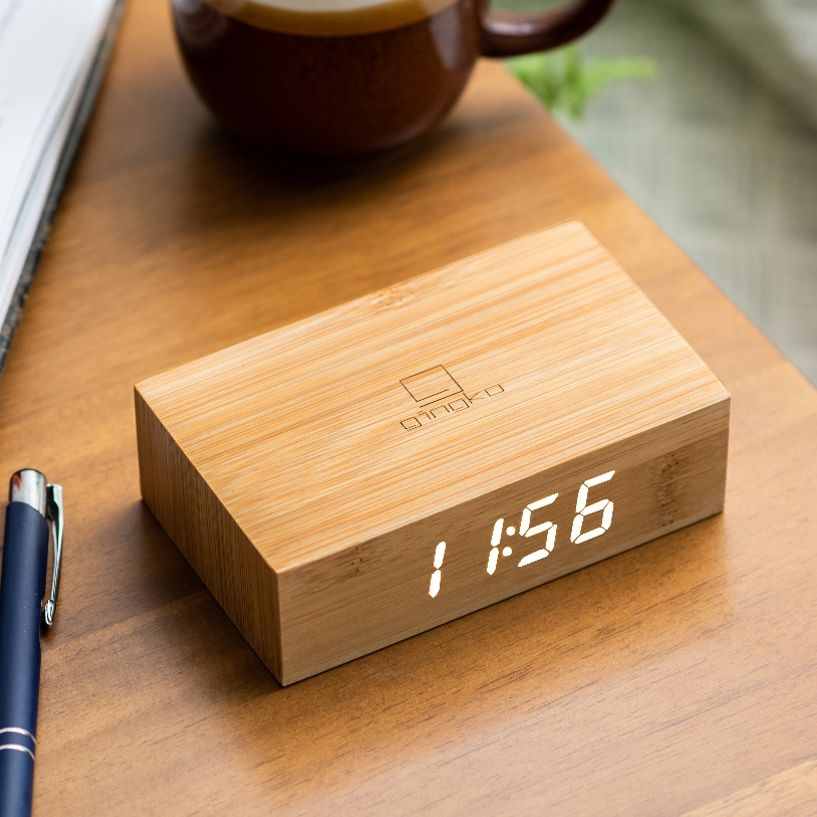 Gingko Flip Click Clock