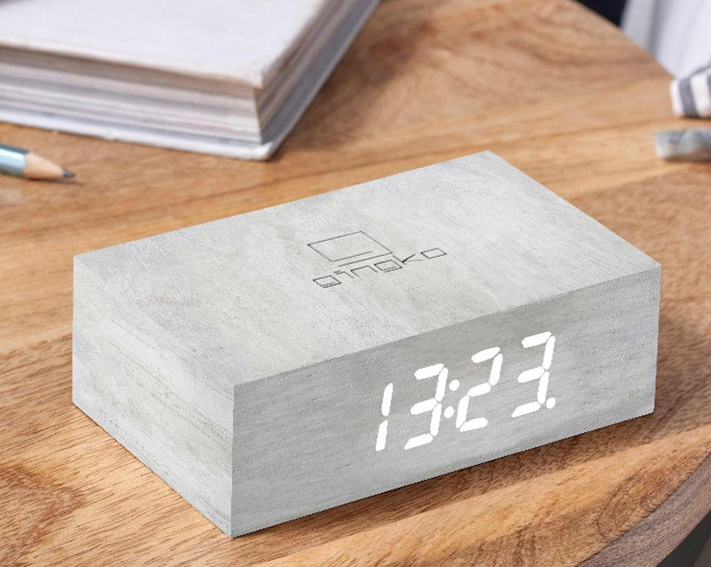 Gingko Flip Click Clock