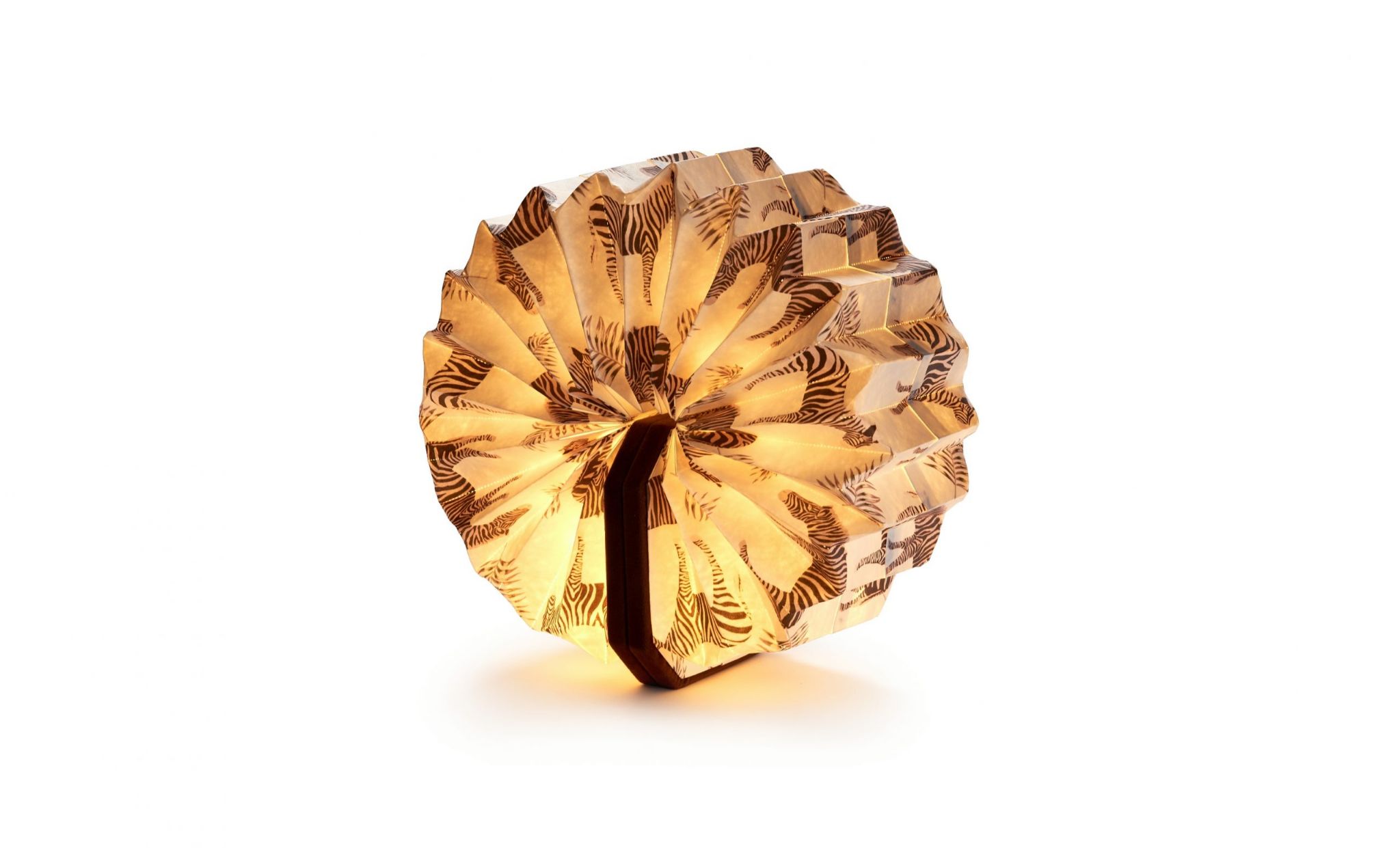 Gingko Velvet Accordion Lamp