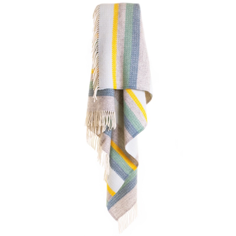 Tweedmill Pure New Wool Throw Illusion Stripe