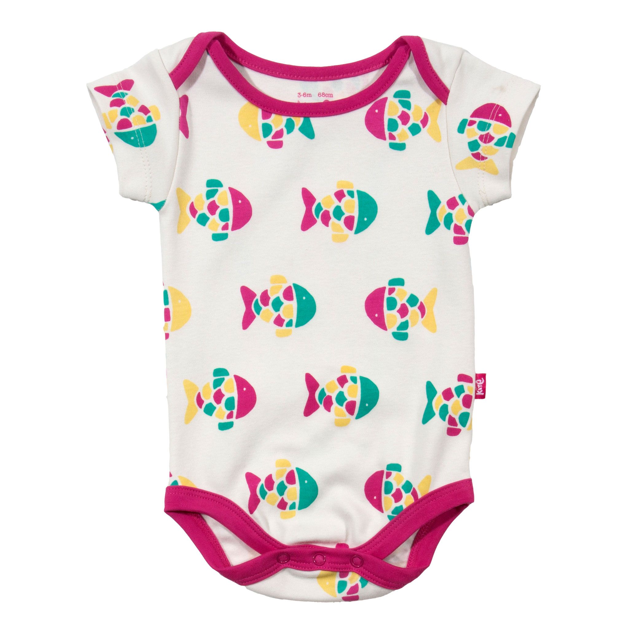 Kite Bodysuit Short Sleeve Baby Girl Fishy Pi