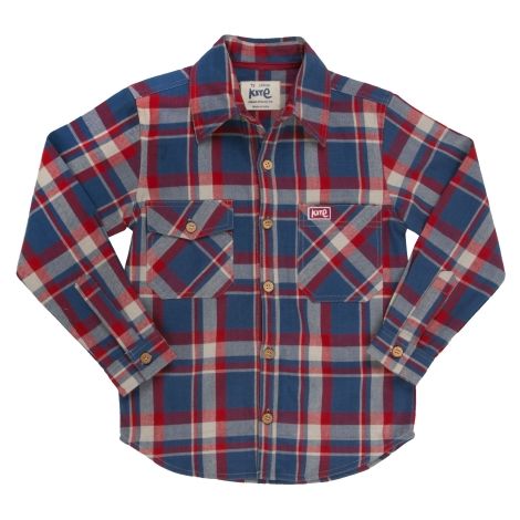 Kite Check Long Sleve Shirt Boys