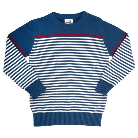 Kite Jumper Boys Stripy Navy