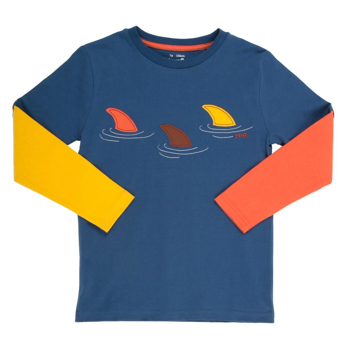 Kite Long Sleeved Tee Shirt Boys Dolphin Cros