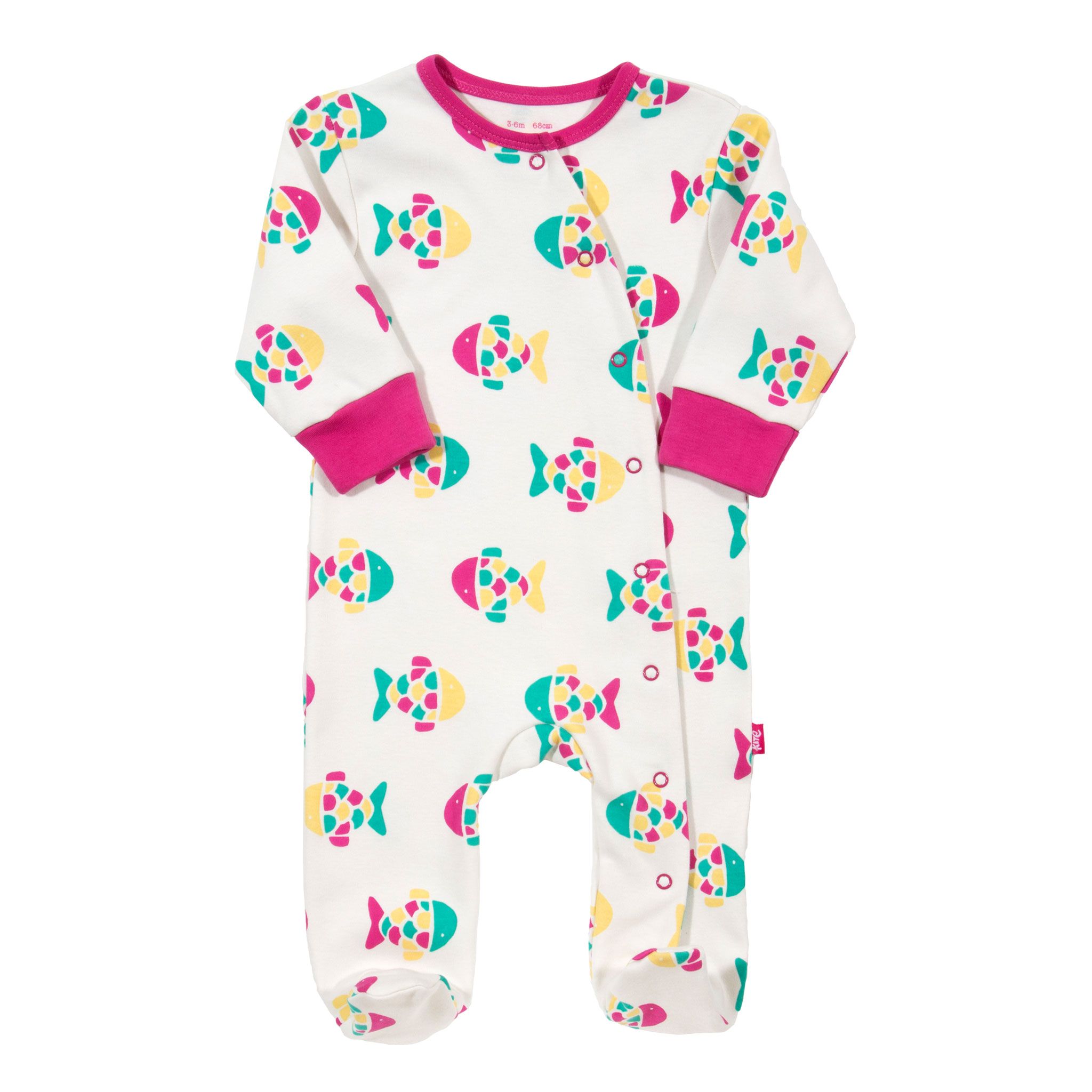 Kite Sleepsuit Fishy Pink Baby Girl