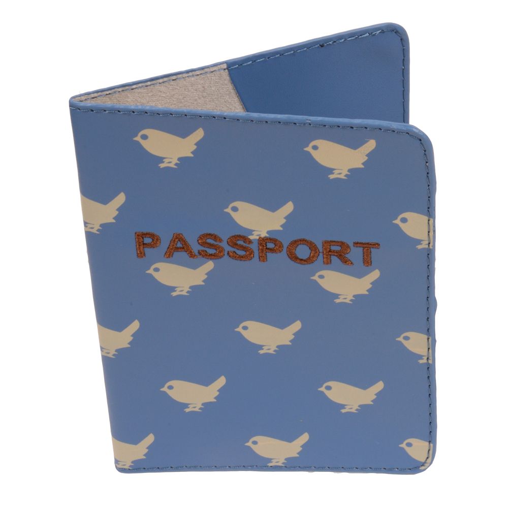 Quintessential Passport holder in birdadot de