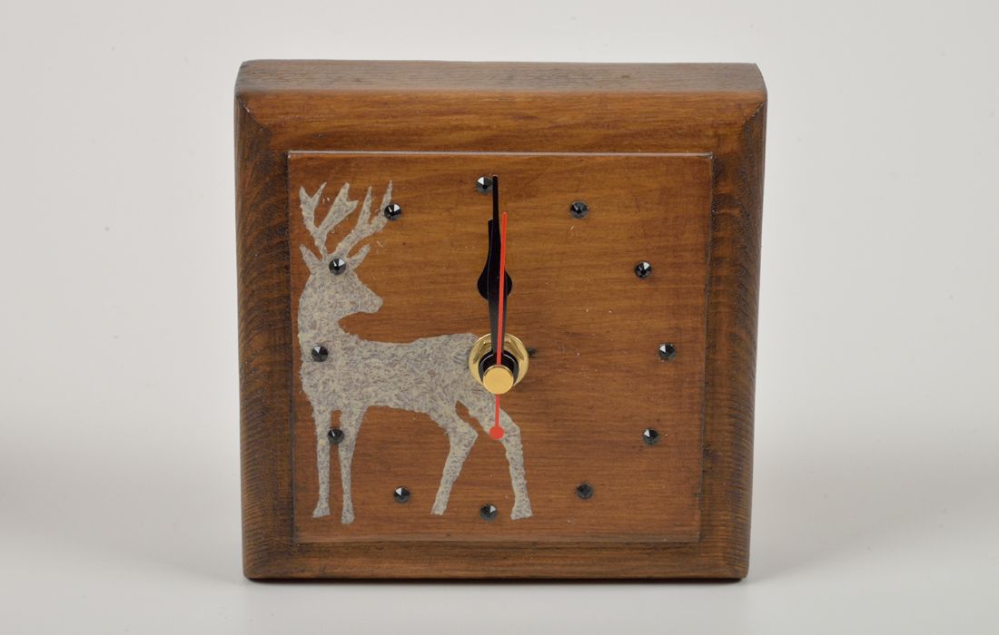 Ruby Rose Mantle Clock