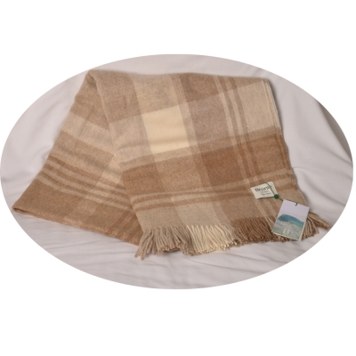 bronte by moon port ellen natural merino wool throw