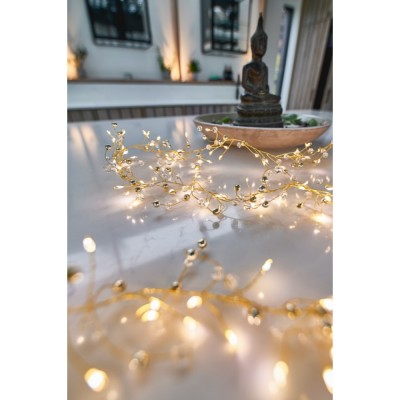 lightstyle london golden glow 100 warm white led light chain