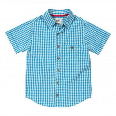 Kite Check Short Sleeved Shirt Boys