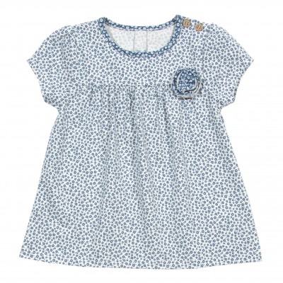 Kite Tunic Baby Girl-Ditsy French Navy