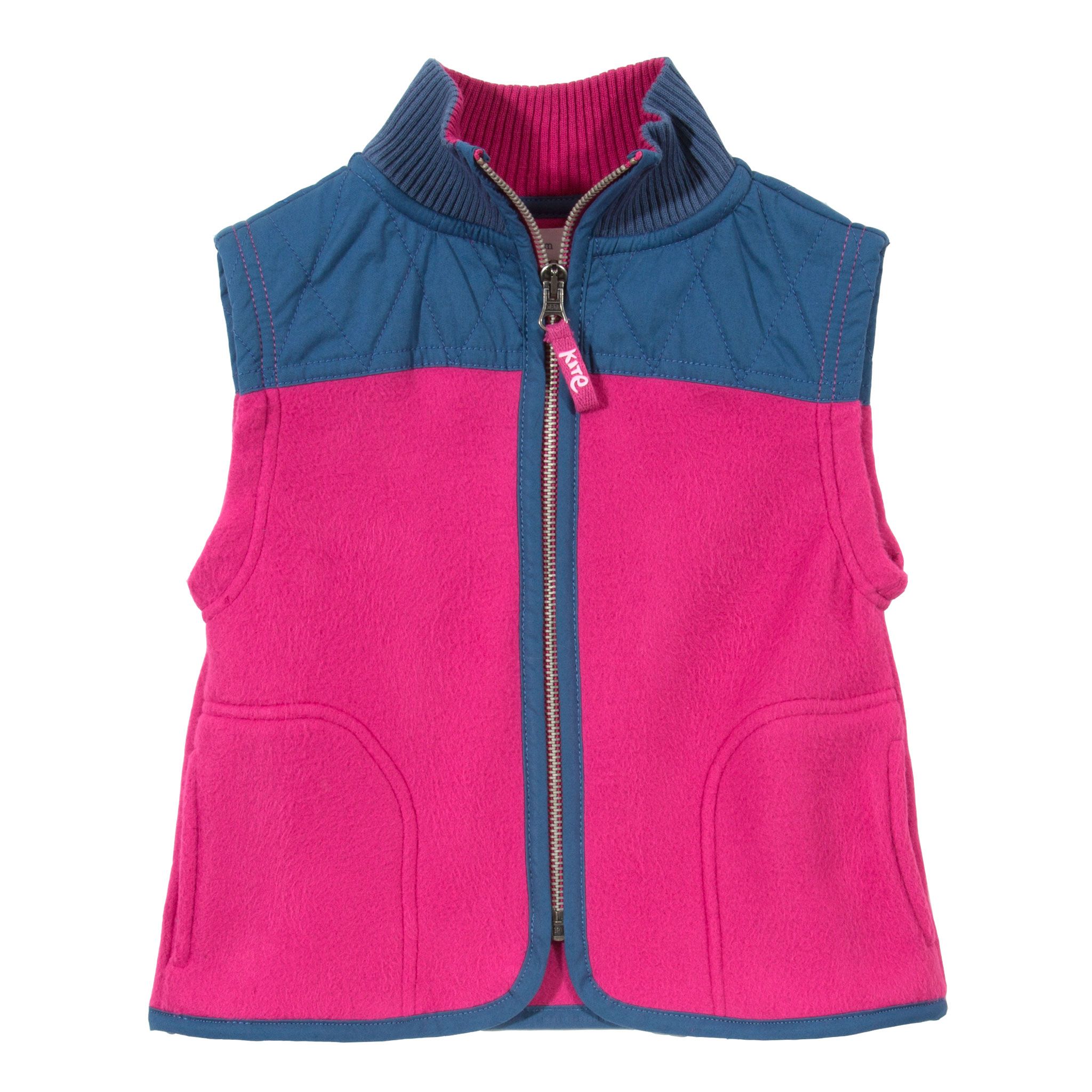 Kite Fleece Gilet Baby Girl Pink