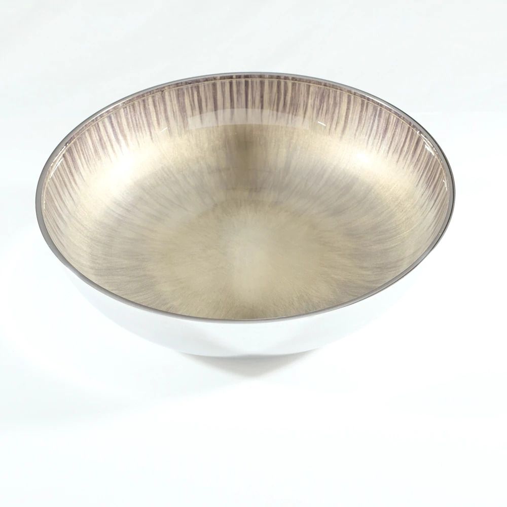 Tilnar Azeti Fruit Bowl 25cm brushed silver